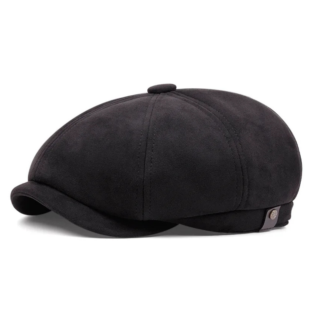 Redford Suede Newsboy Cap