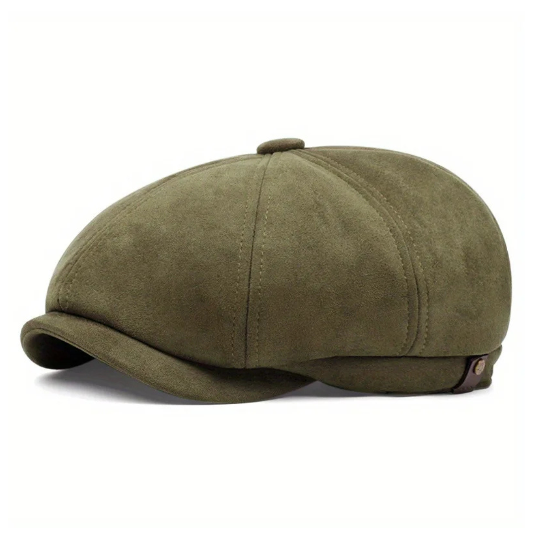 Redford Suede Newsboy Cap