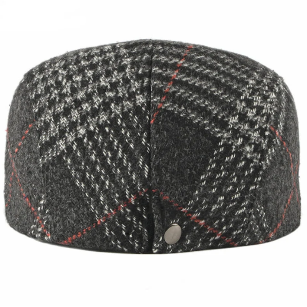 Braemar Tartan Wool Flat Cap