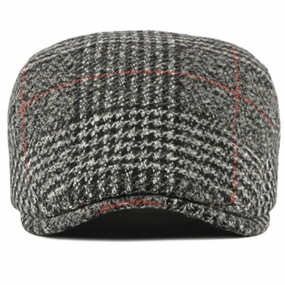 Braemar Tartan Wool Flat Cap