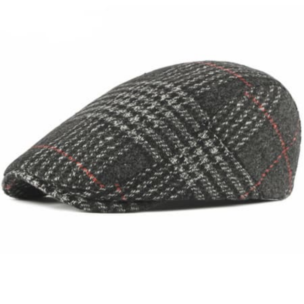 Braemar Tartan Wool Flat Cap