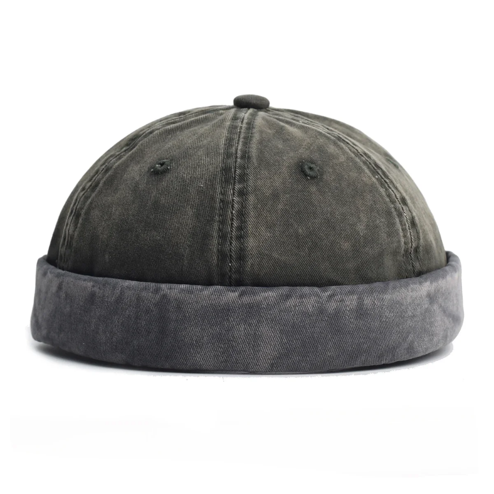 Caldwell Washed Cotton Brimless Docker Cap
