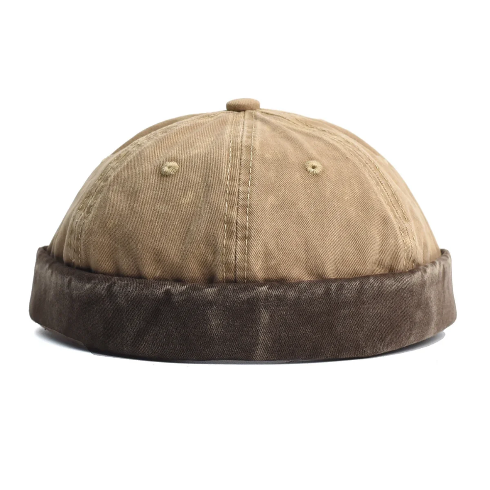 Caldwell Washed Cotton Brimless Docker Cap