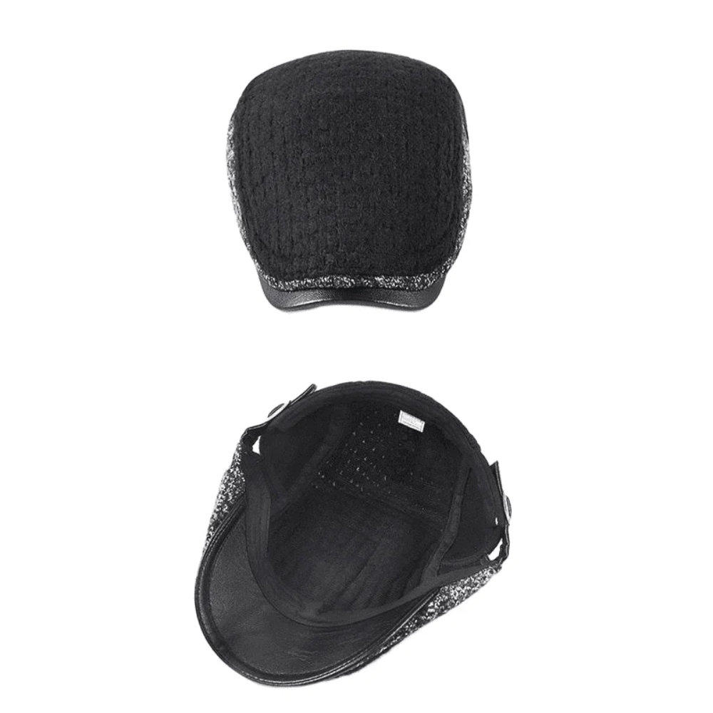 Chesterfield Winter Patchwork Cotton Flat Cap