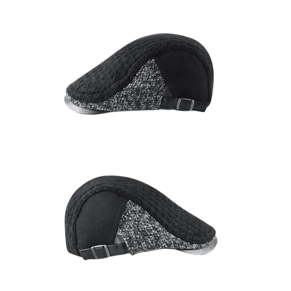 Chesterfield Winter Patchwork Cotton Flat Cap
