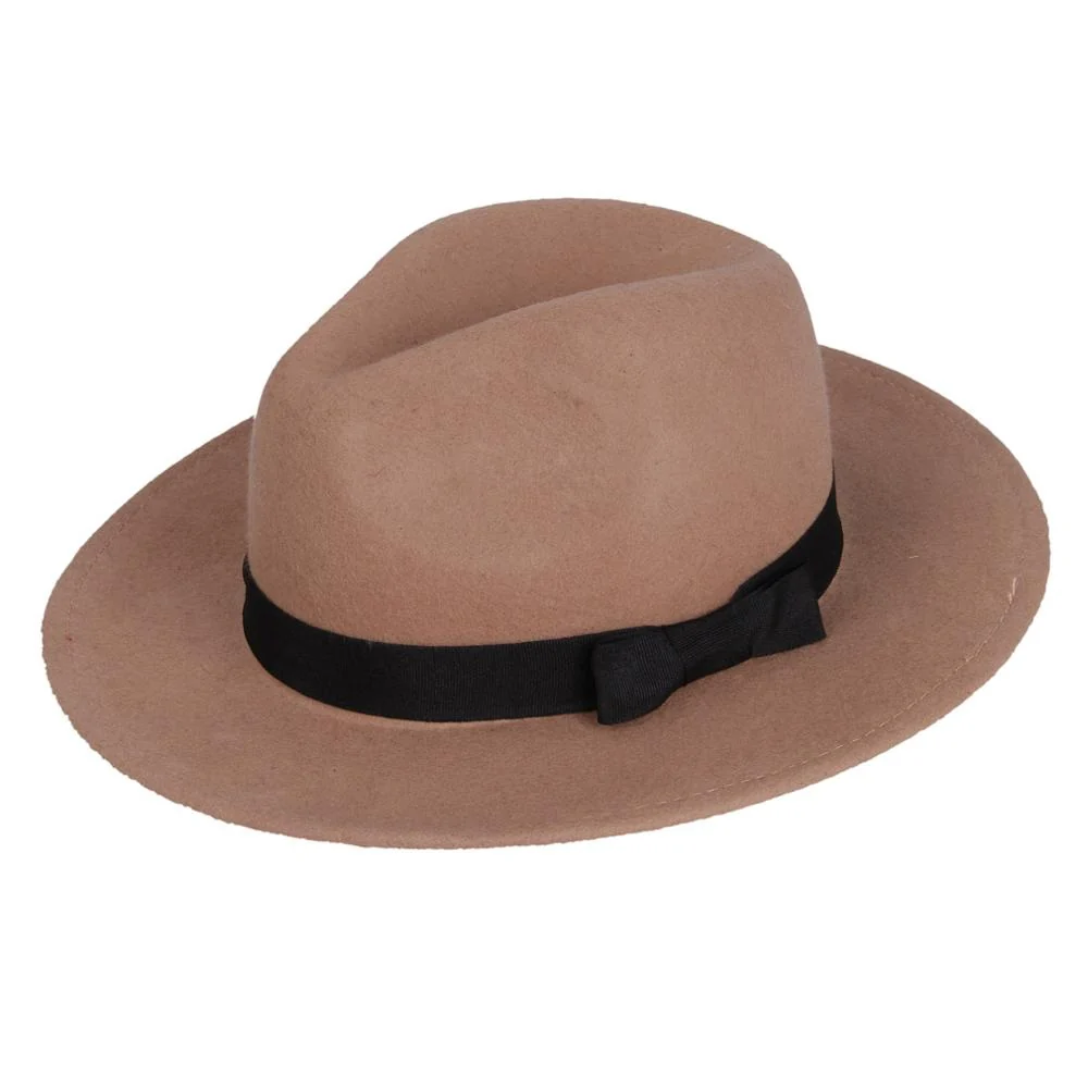 Collins Plain Wool Fedora Hat