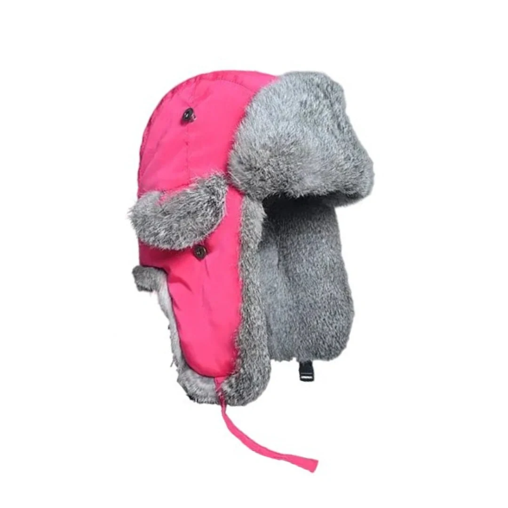 Everfrost Warm Fur Lined Trapper Hat