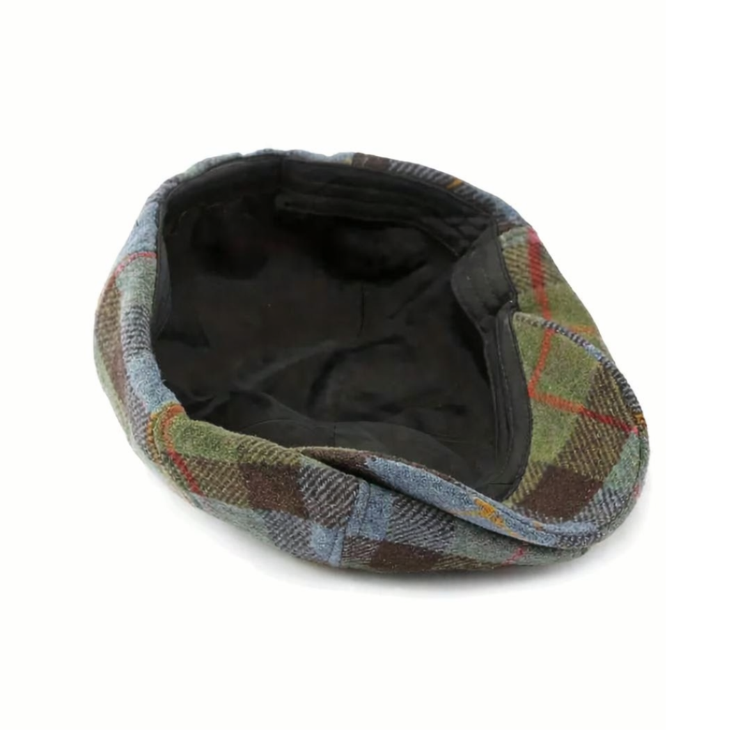 Stratford Plaid Newsboy Cap
