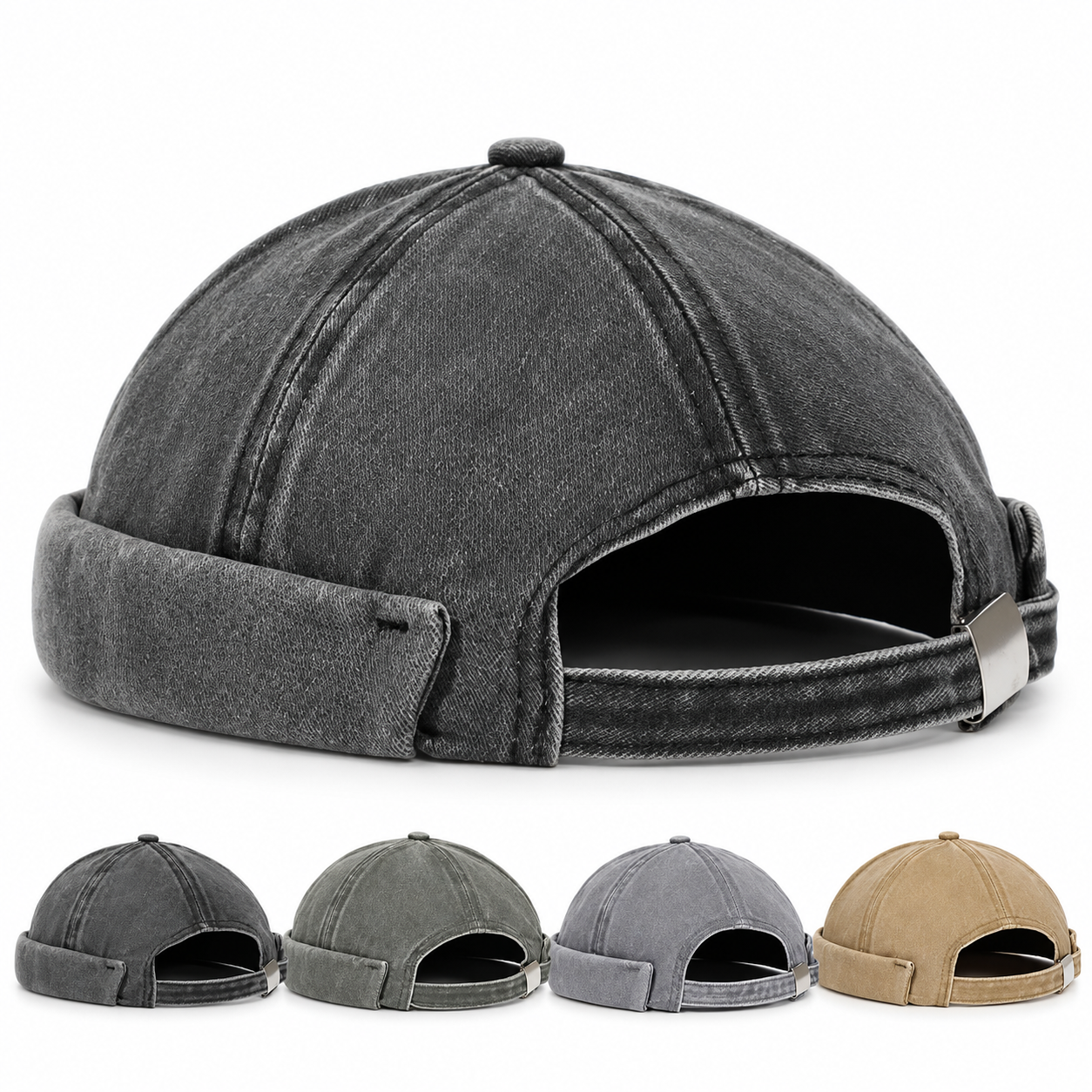 Griffin Denim Cotton Docker Cap