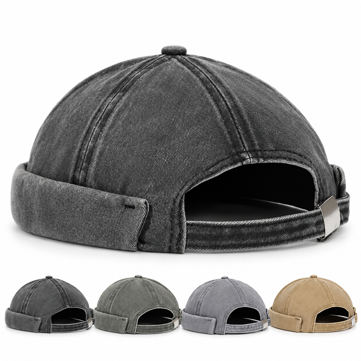 Griffin Denim Cotton Docker Cap