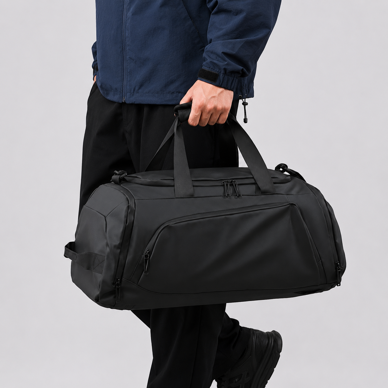 Gym Duffel Bag with Shoe & Wet Storage