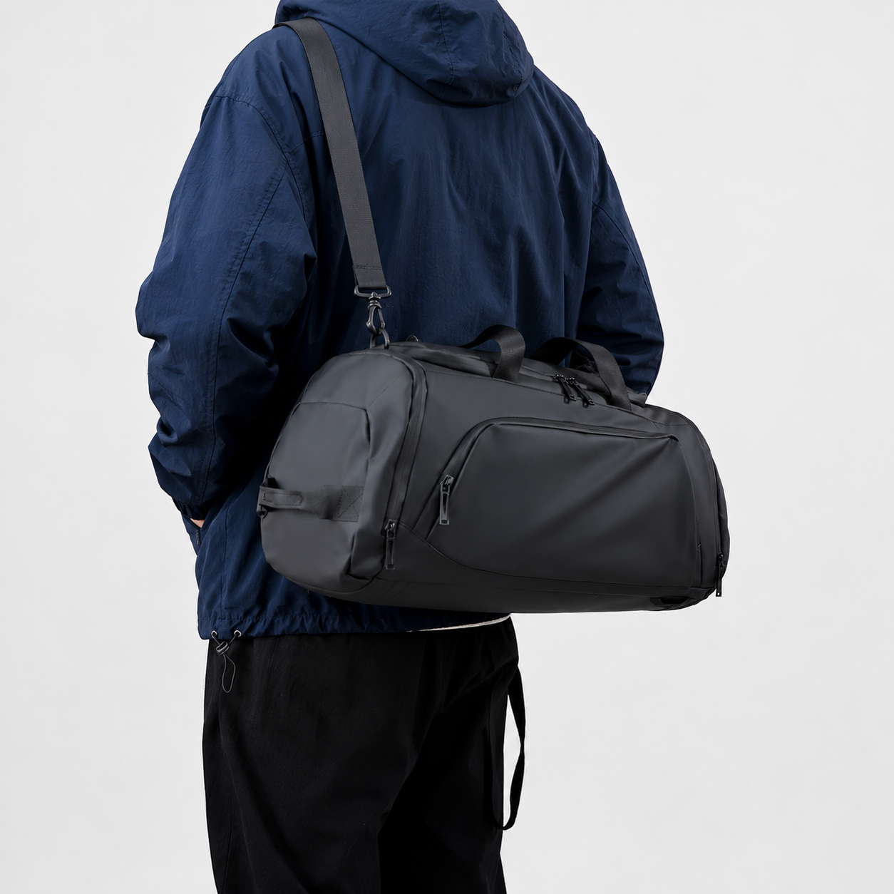 Gym Duffel Bag with Shoe & Wet Storage