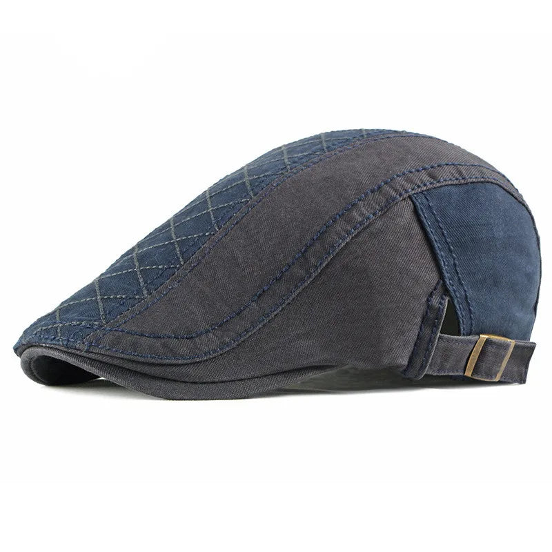 Brighton Quilted Flat Cap