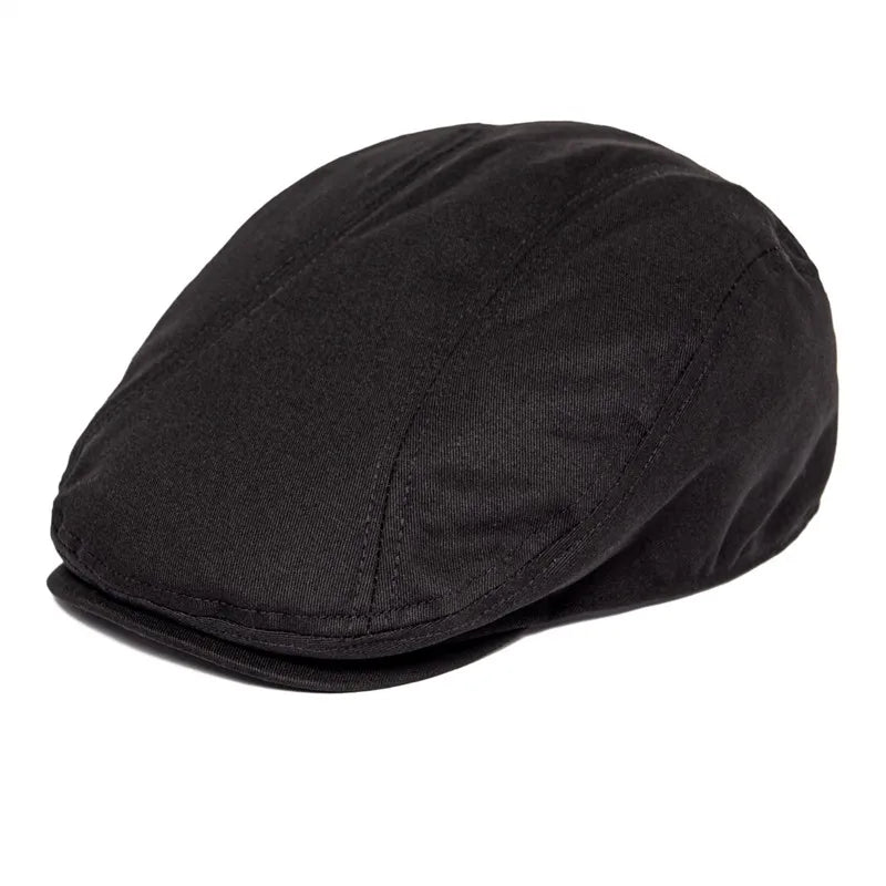 Thornton Cotton Flat Cap Classic Panel Design