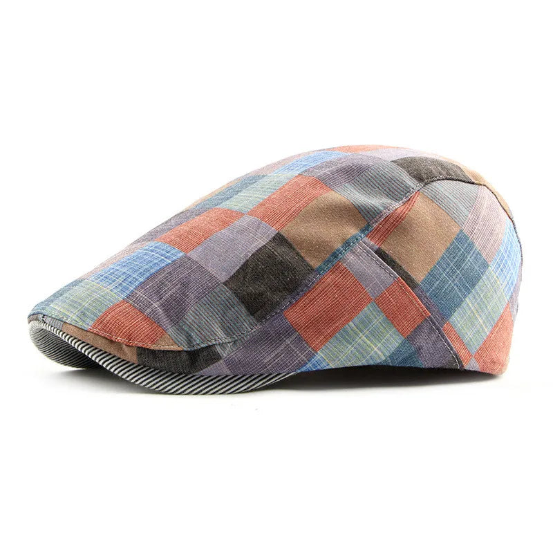 Westbrook Patchwork Flat Cap