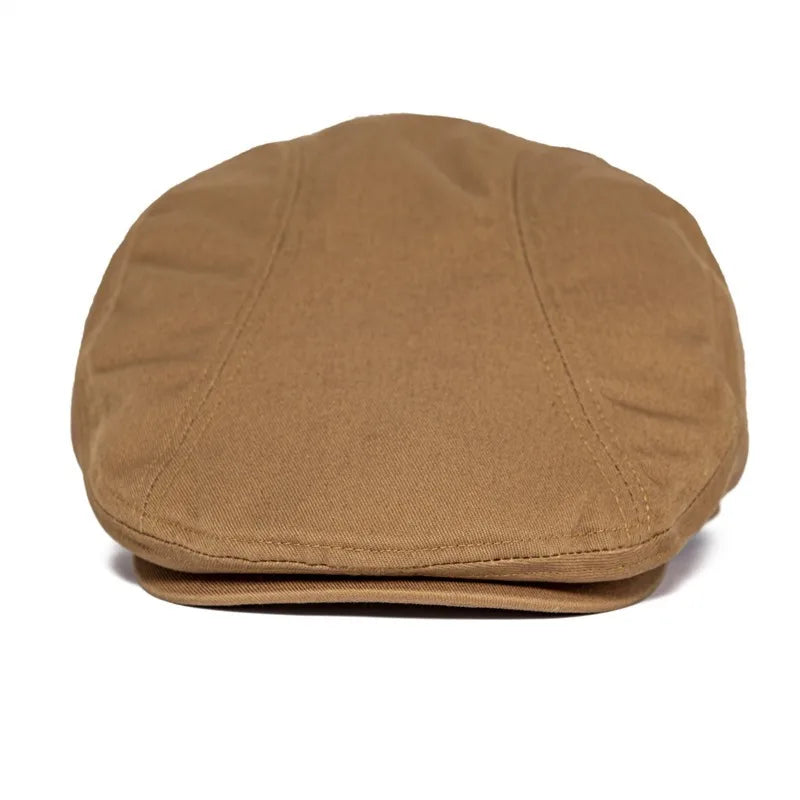 Thornton Cotton Flat Cap Classic Panel Design