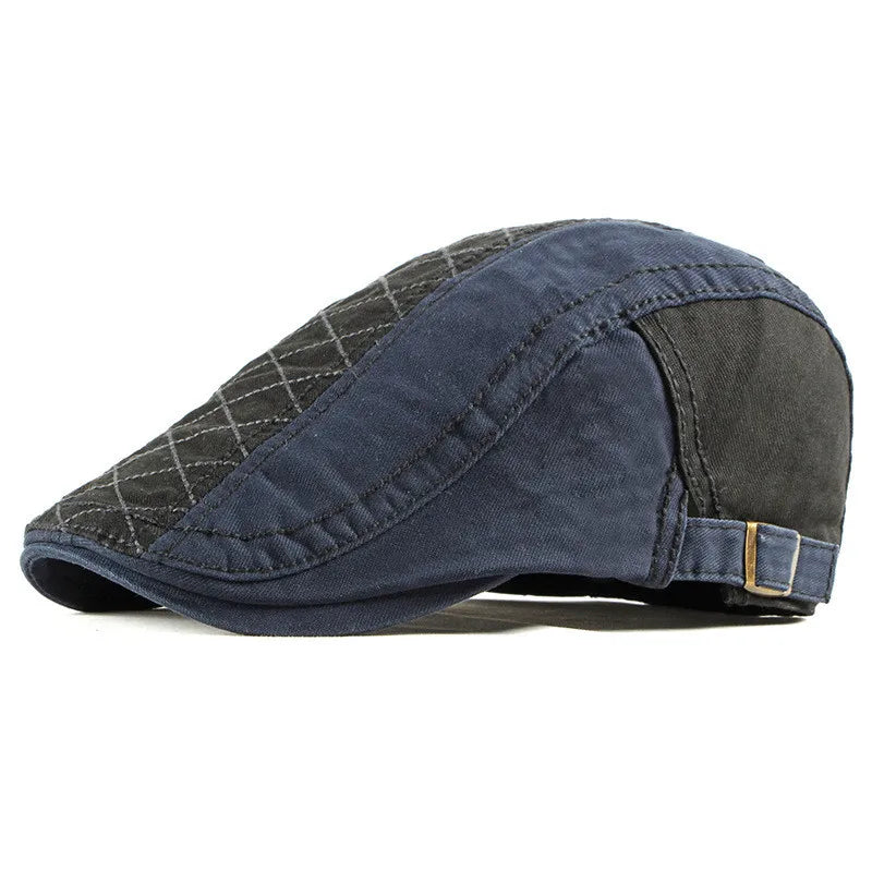 Brighton Quilted Flat Cap