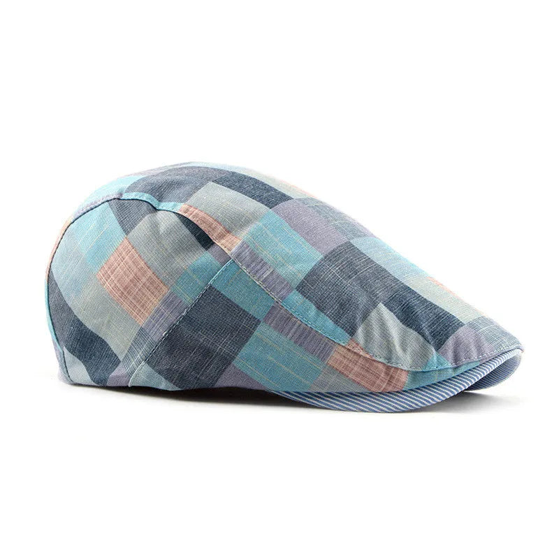 Westbrook Patchwork Flat Cap