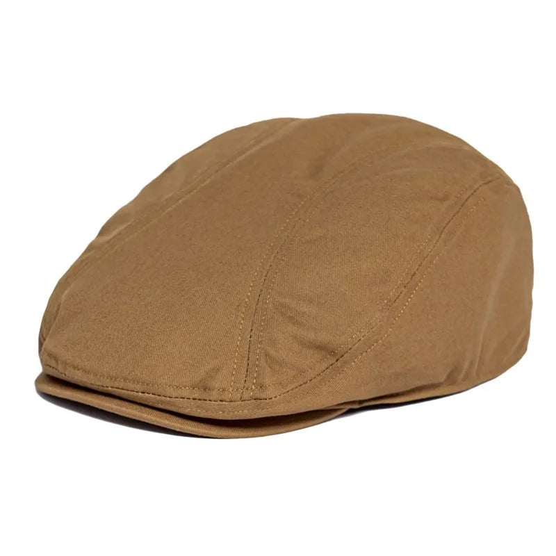 Thornton Cotton Flat Cap Classic Panel Design