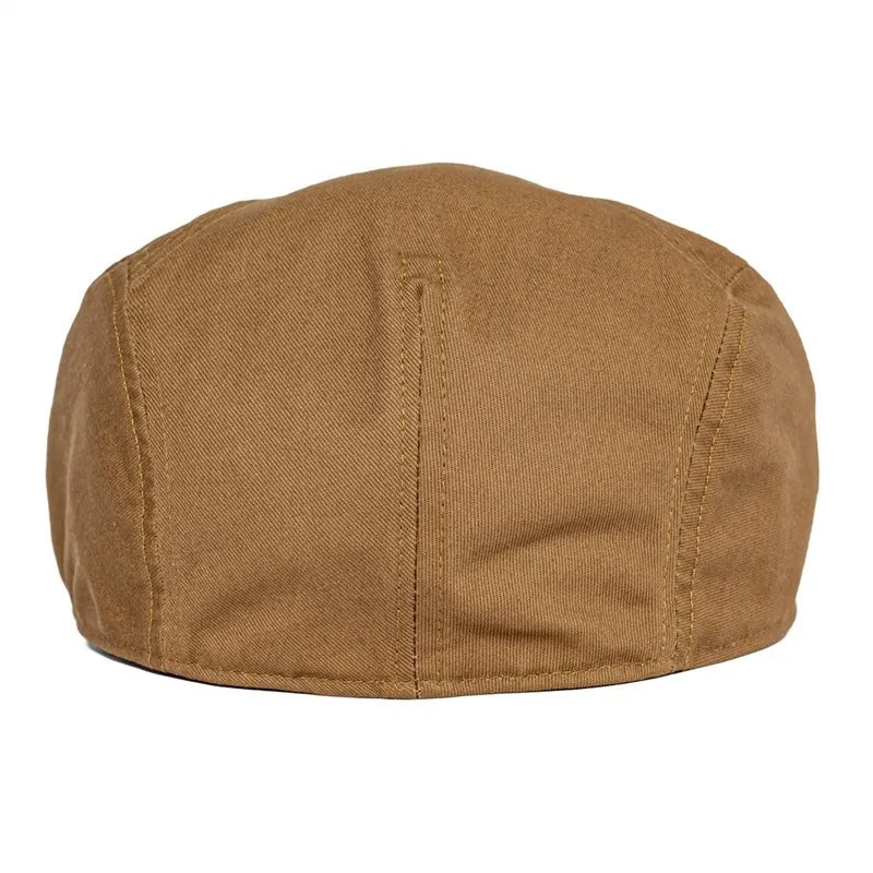 Thornton Cotton Flat Cap Classic Panel Design