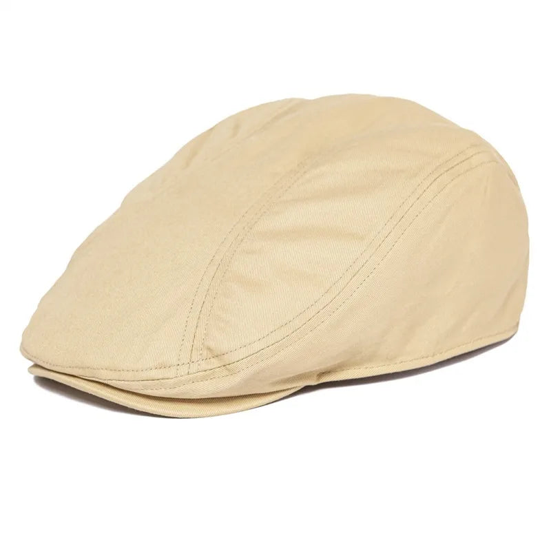 Thornton Cotton Flat Cap Classic Panel Design