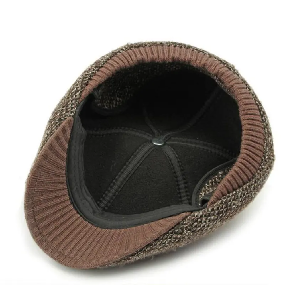 Henderson Flecked Earflap Flat Cap