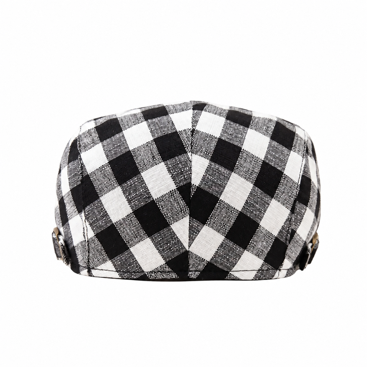 Henley Gingham Flat Cap