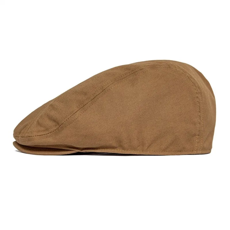 Thornton Cotton Flat Cap Classic Panel Design