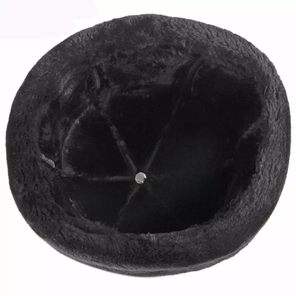 Hudson Winter Lined Leather Docker Cap