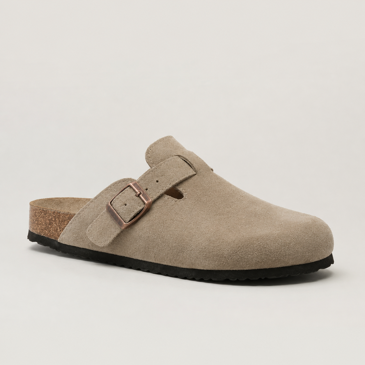 Men’s Adjustable Suede Clogs