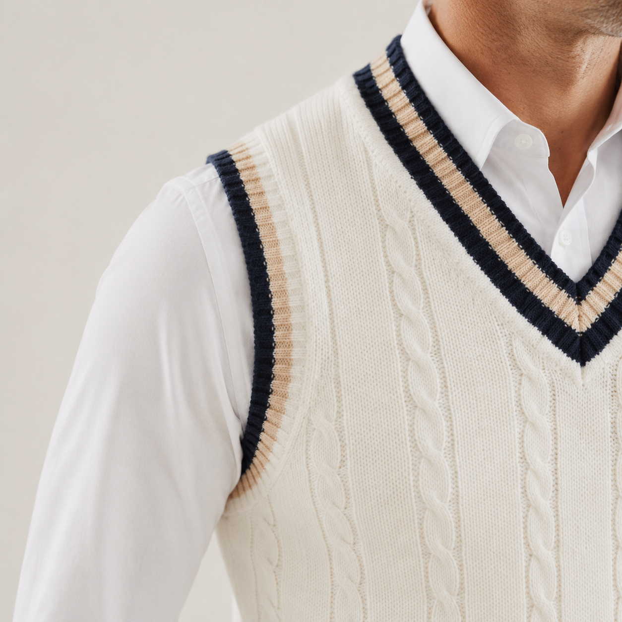 Men's Cricket Vest Sweater