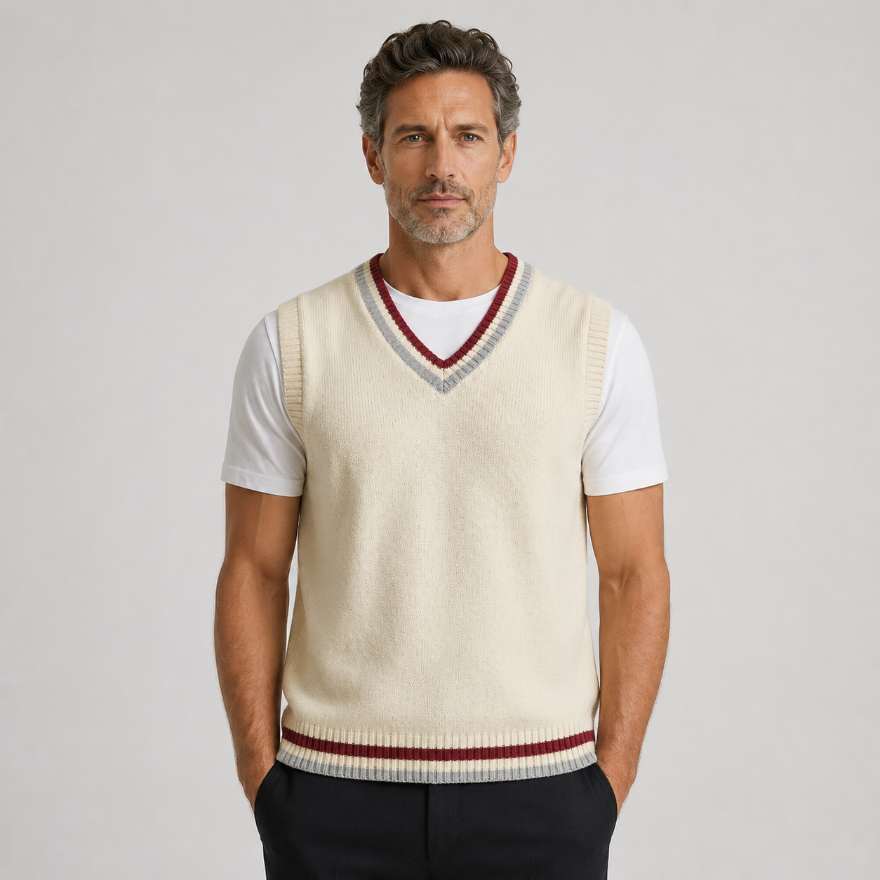 Men's Cricket Vest Sweater