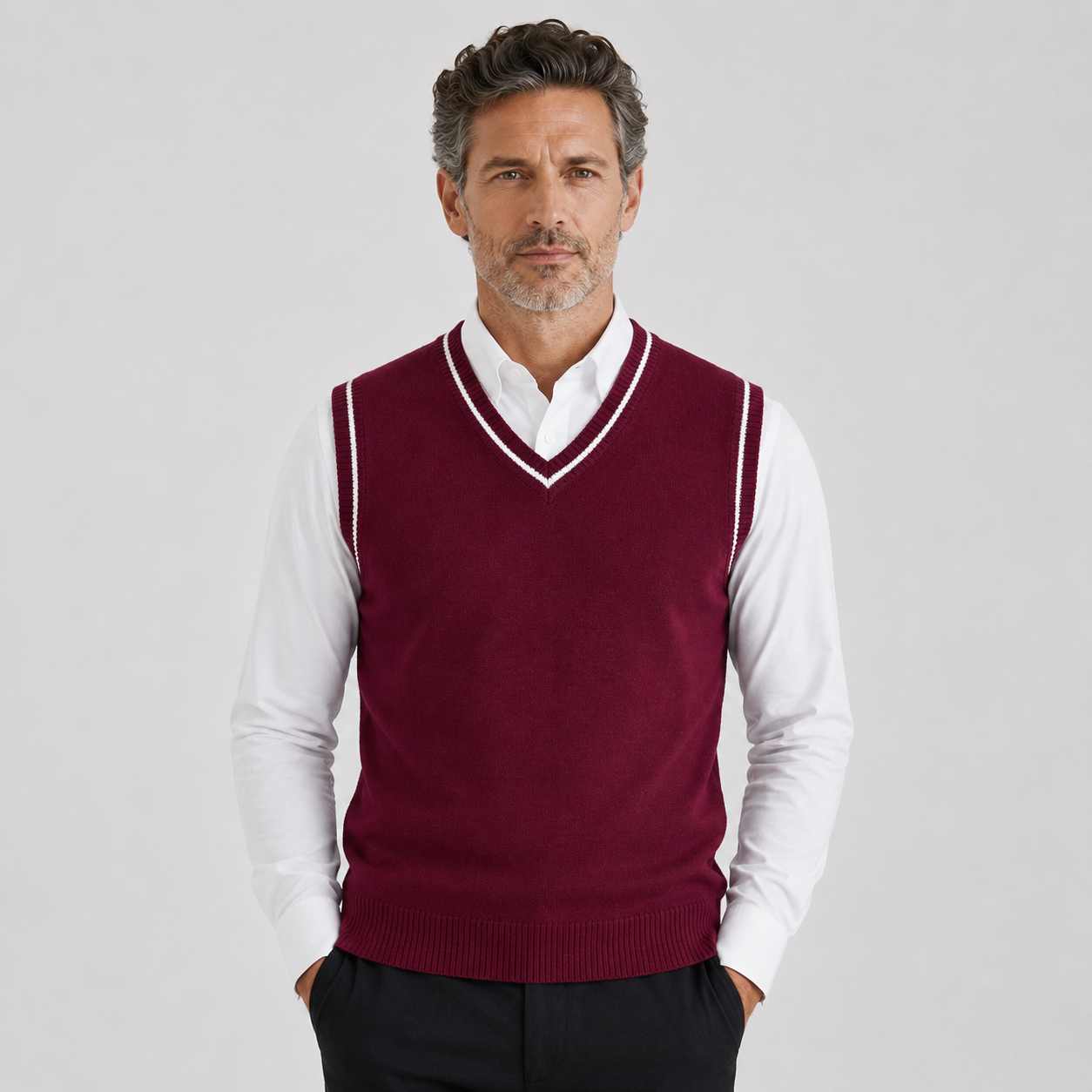 Men's Cricket Vest Sweater