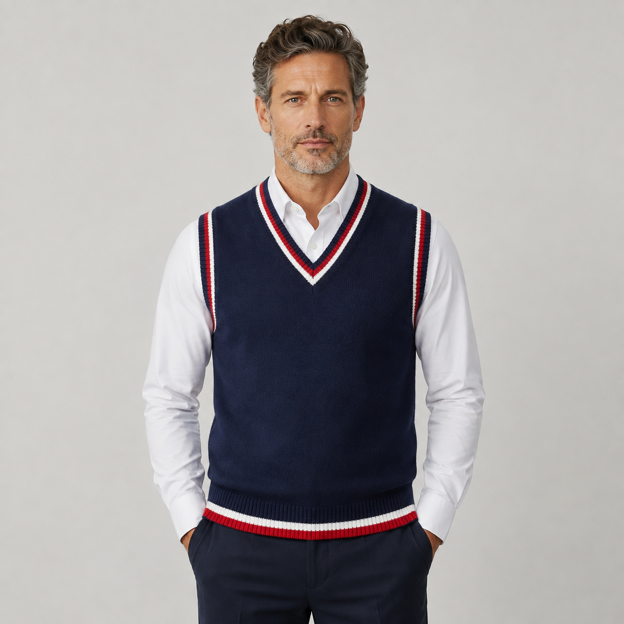 Men's Cricket Vest Sweater