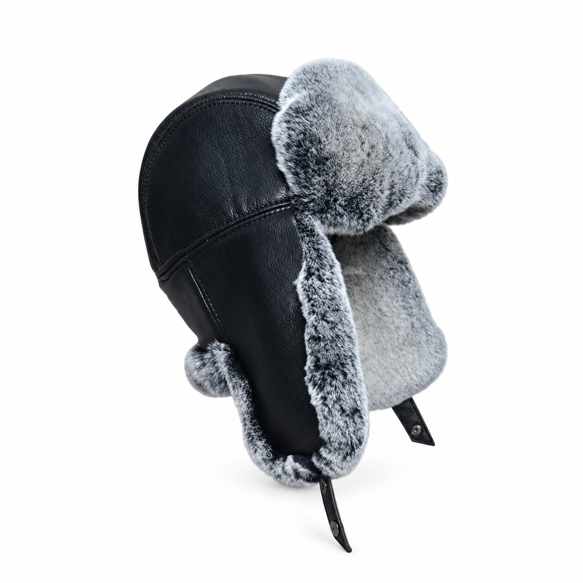 Northcrest Genuine Leather Winter Trapper Bomber Hat