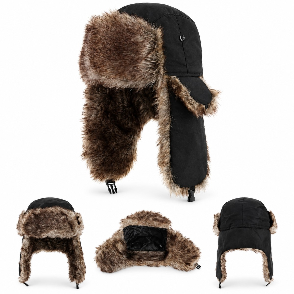 Northguard Windproof Cotton Fur-Lined Trapper Hat
