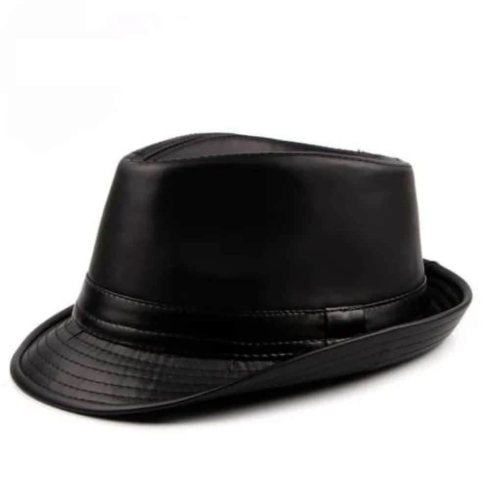 Preston Leather Trilby Hat