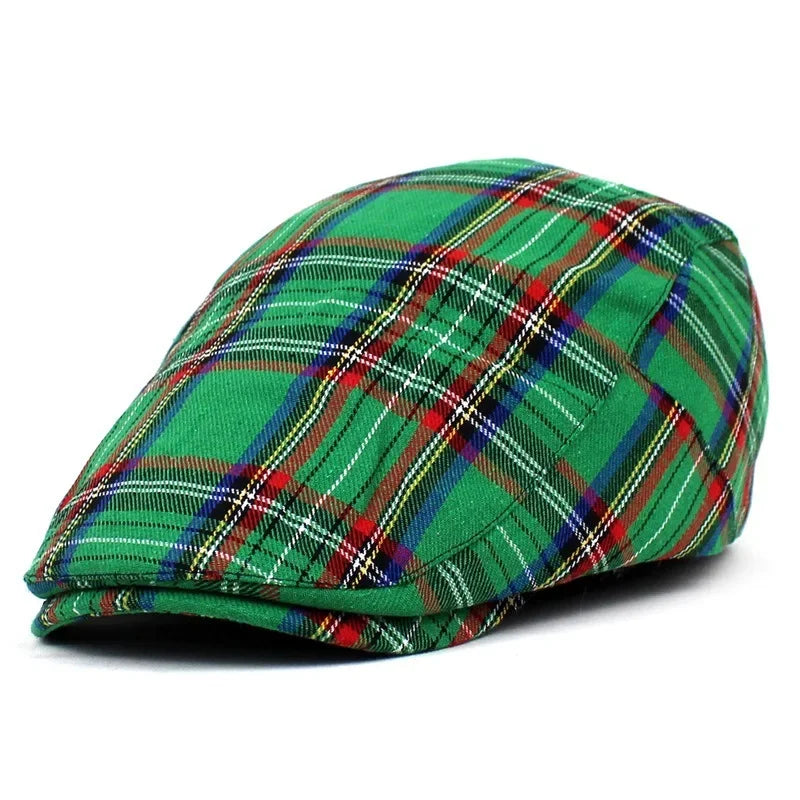 Langston Tartan Flat Cap