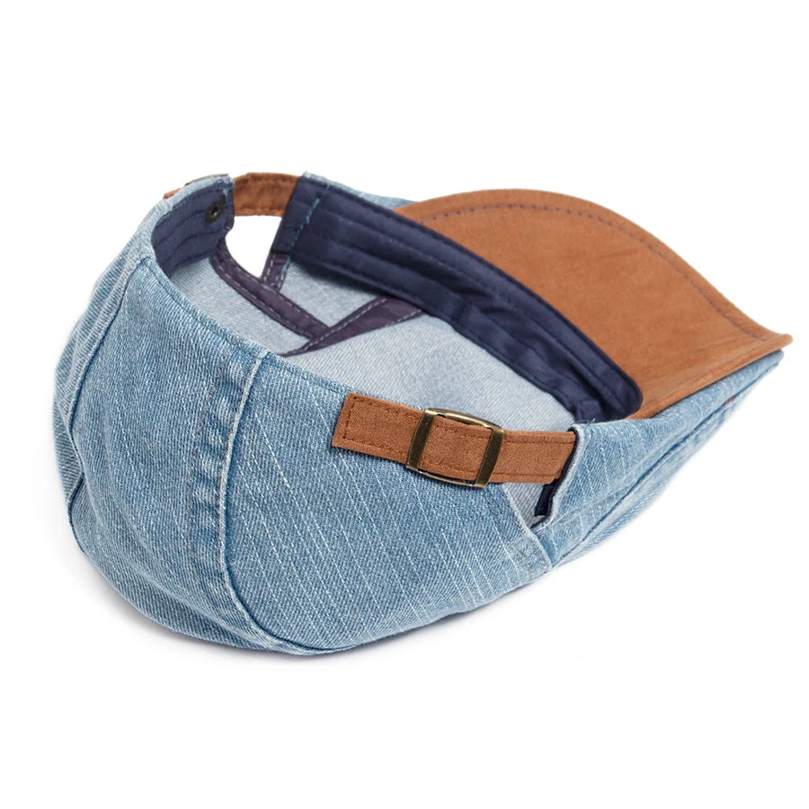 Beaumont Denim Flat Cap
