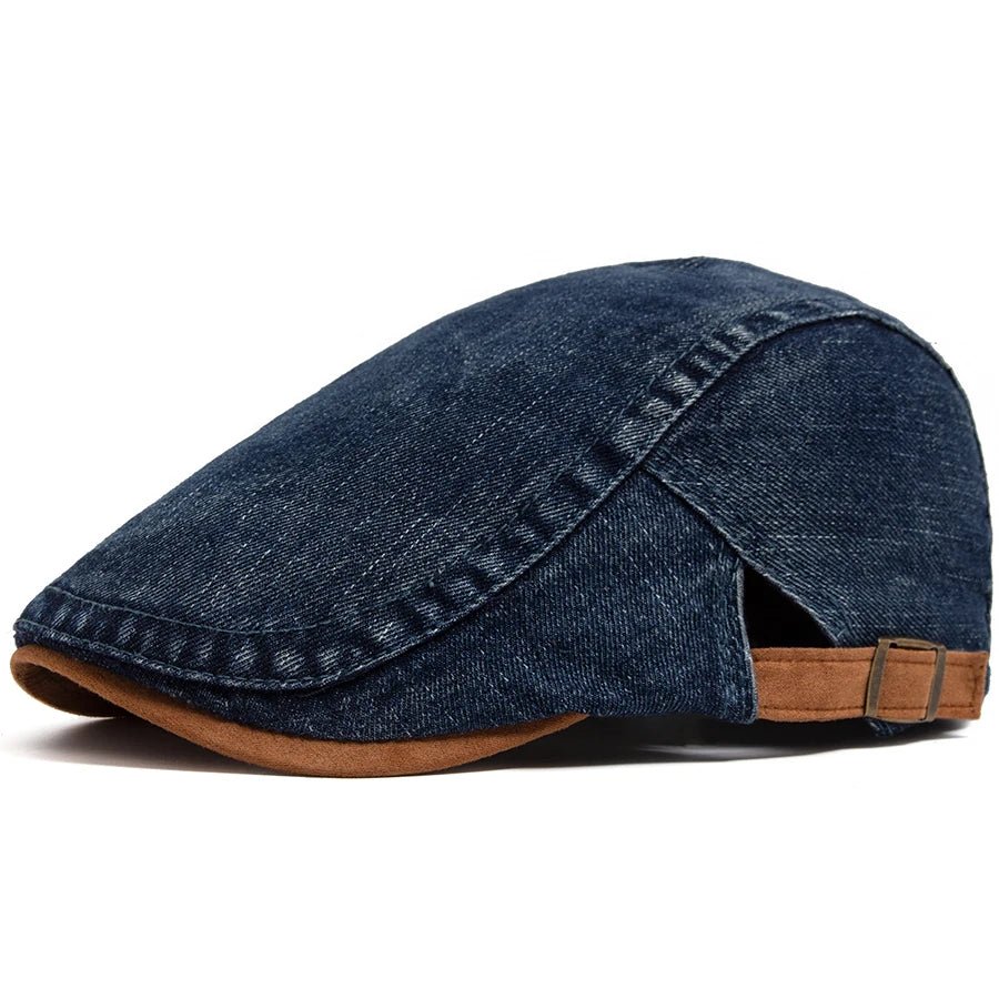 Beaumont Denim Flat Cap