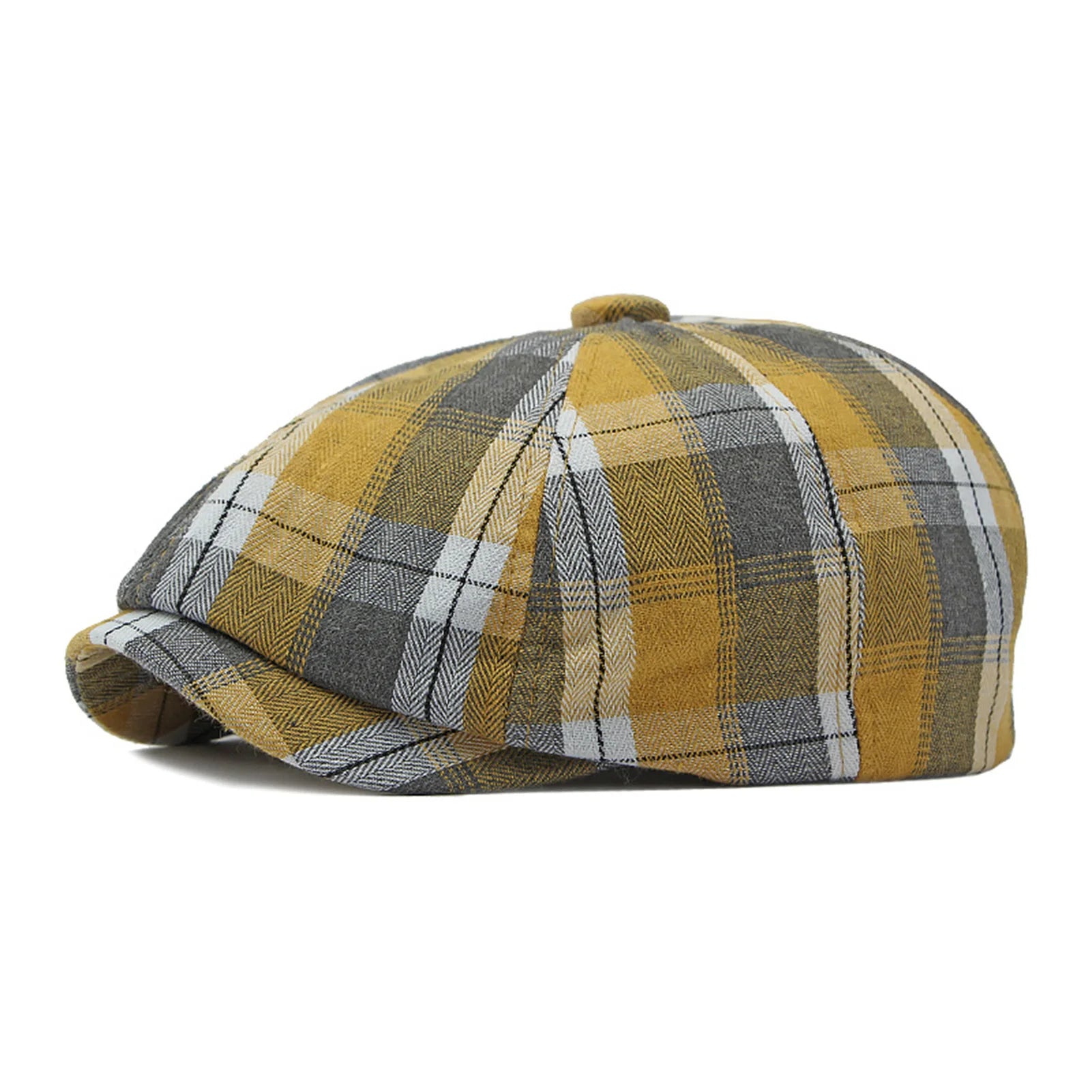 York Plaid Newsboy Cap