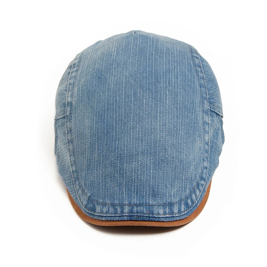 Beaumont Denim Flat Cap