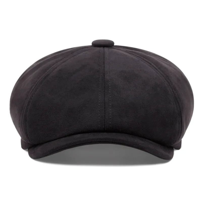 Redford Suede Newsboy Cap