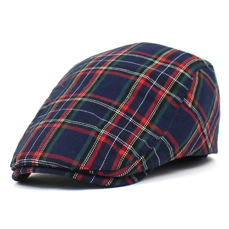 Langston Tartan Flat Cap