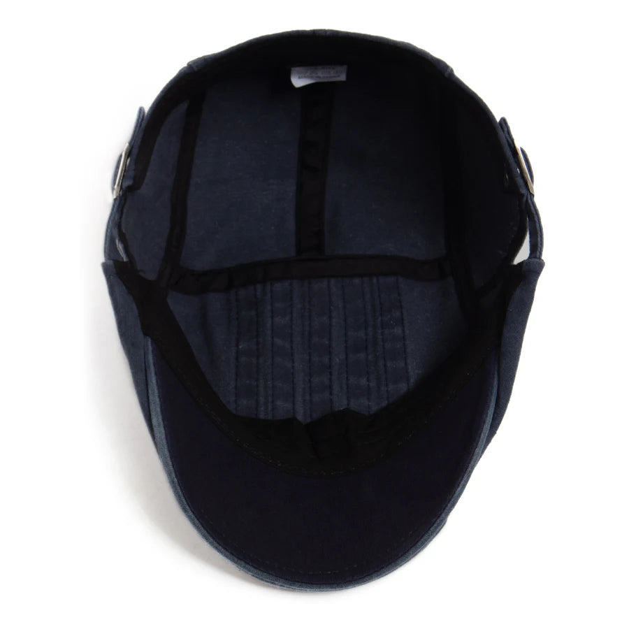Ashcroft Stripe Flat Cap