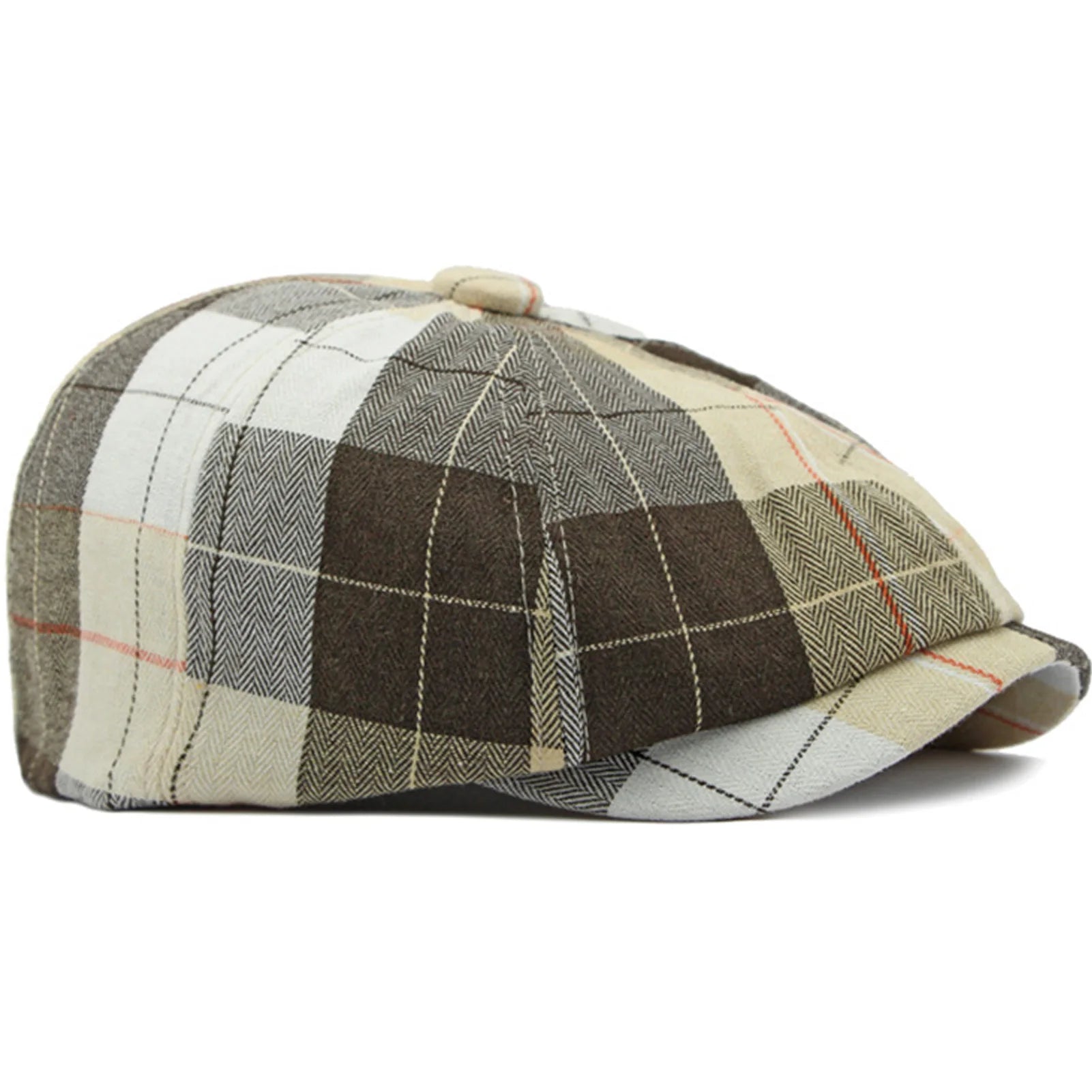 York Plaid Newsboy Cap