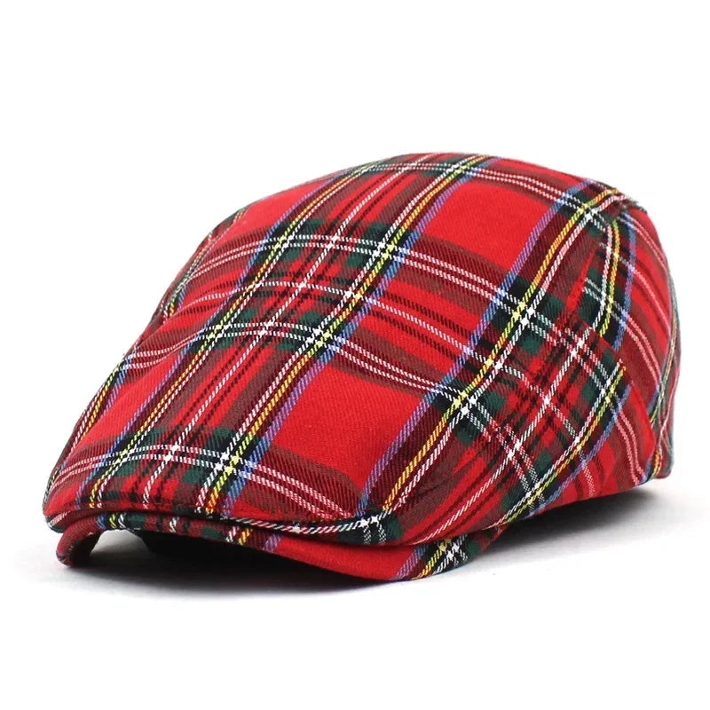 Langston Tartan Flat Cap