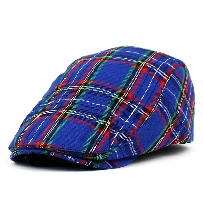 Langston Tartan Flat Cap