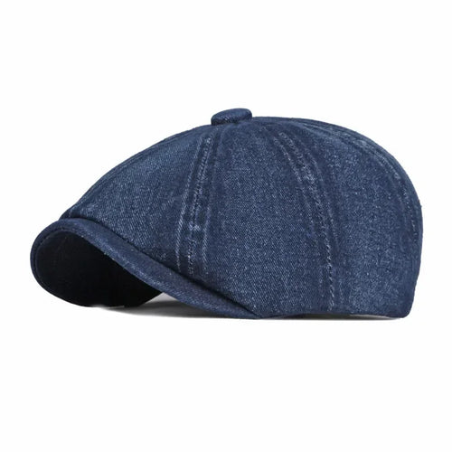 Carter Denim Newsboy Cap