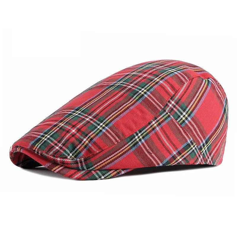 Langston Tartan Flat Cap